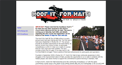 Desktop Screenshot of hoofitforhaiti.org